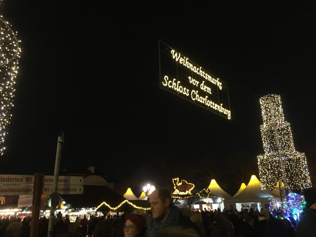 Christmas market in [https://en.wikipedia.org/wiki/Charlottenburg_Palace Schloss Charlottenburg].